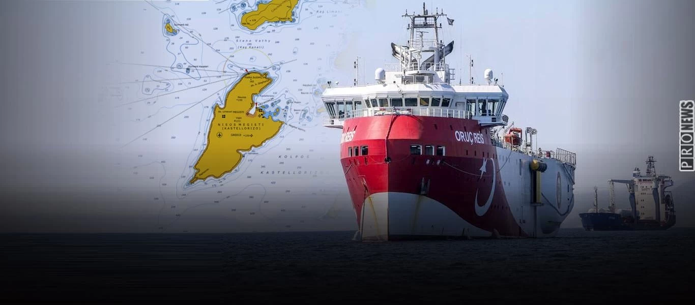 Απέπλευσε το Oruc Reis με κατεύθυνση το Καστελόριζο